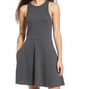 Bp. Sleeveless ribbed Mini Dress